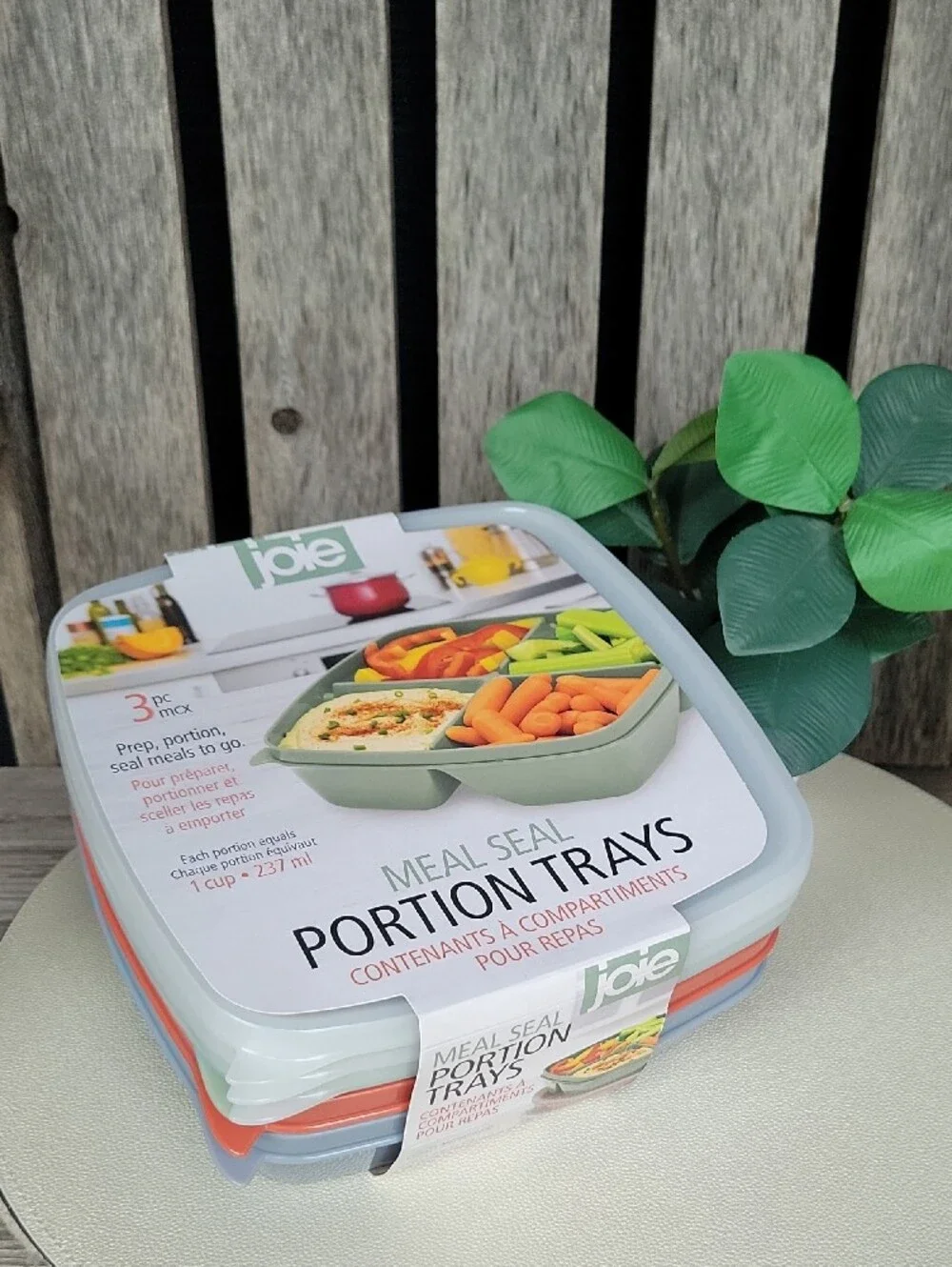 Joie Portion Trays 3 Pack- 4c Capacity